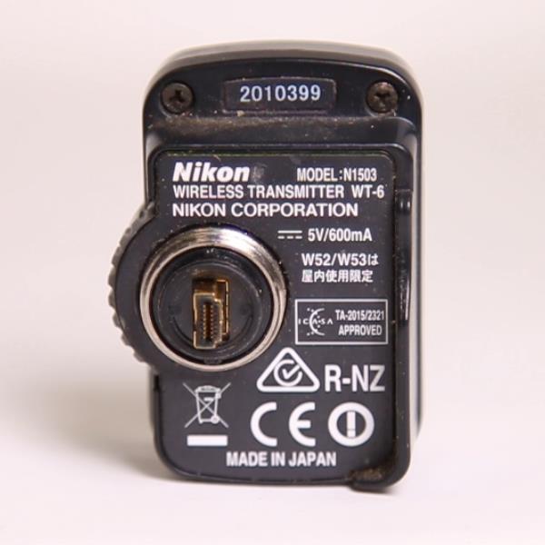 Used Nikon WT-6 wireless transmitter for Nikon D Series camera