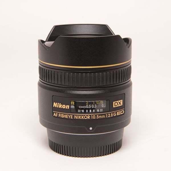 Used Nikon AF DX Fisheye-Nikkor 10.5mm f/2.8G ED Lens