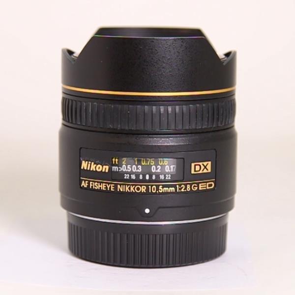 Used Nikon AF DX Fisheye-Nikkor 10.5mm f/2.8G ED Lens