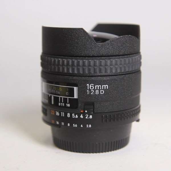 Used Nikon AF Fisheye-Nikkor 16mm f/2.8D Lens