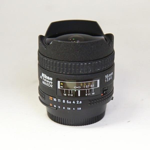 Used Nikon AF Fisheye-Nikkor 16mm f/2.8D Lens