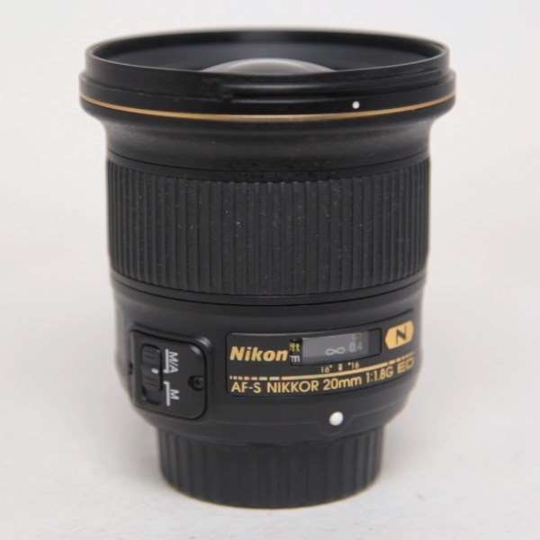 Used Nikon AF-S NIKKOR 20mm Lens f/1.8G ED