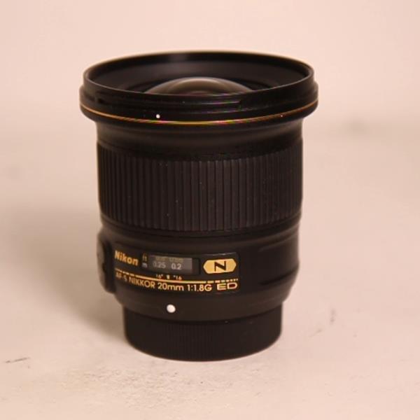 Used Nikon AF-S NIKKOR 20mm Lens f/1.8G ED