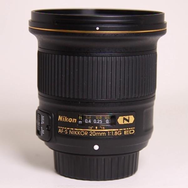 Used Nikon AF-S NIKKOR 20mm Lens f/1.8G ED