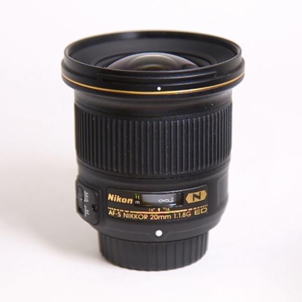 Used Nikon AF-S NIKKOR 20mm Lens f/1.8G ED