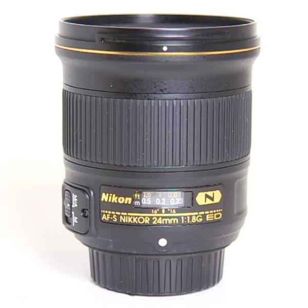 Used Nikon AF-S Nikkor 24mm f/1.8G ED Wide Angle Prime Lens