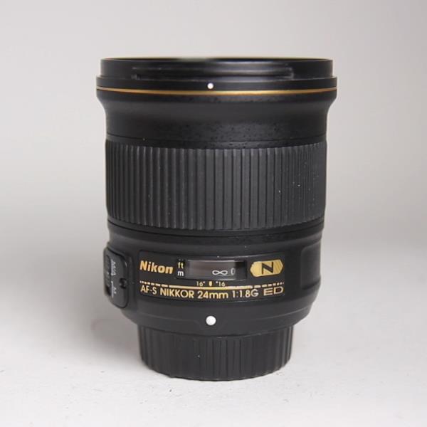 Used Nikon AF-S Nikkor 24mm f/1.8G ED Wide Angle Prime Lens