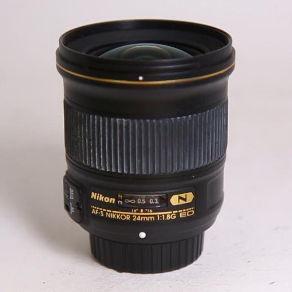 Used Nikon AF-S Nikkor 24mm f/1.8G ED Wide Angle Prime Lens