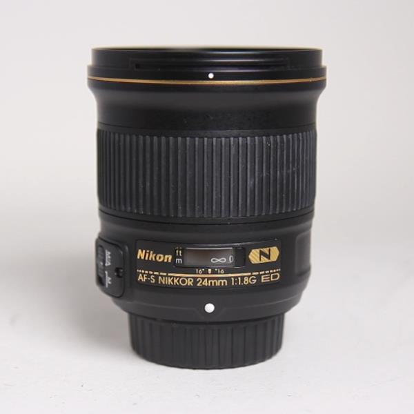 Used Nikon AF-S Nikkor 24mm f/1.8G ED Wide Angle Prime Lens