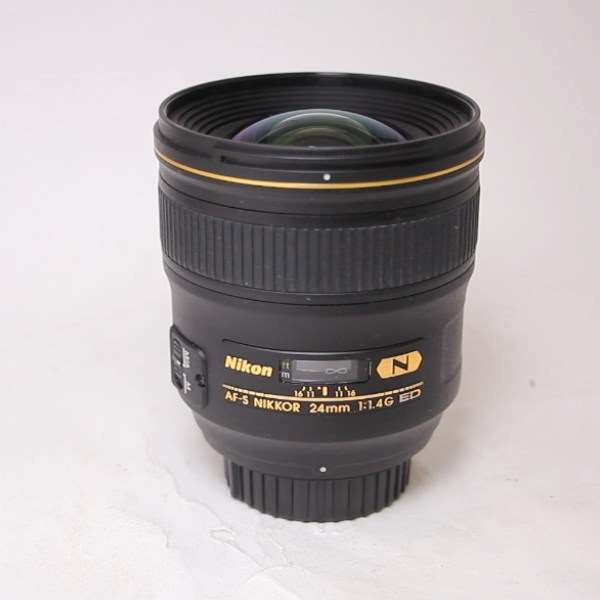 Used Nikon AF-S Nikkor 24mm f/1.4G ED Wide Angle Prime Lens