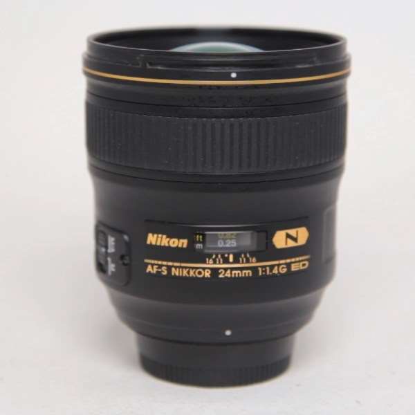 Used Nikon AF-S Nikkor 24mm f/1.4G ED Wide Angle Prime Lens