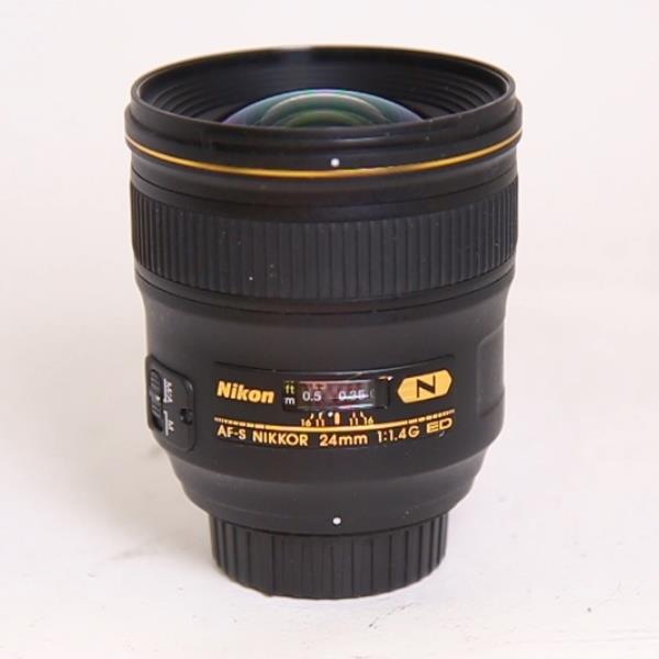 Used Nikon AF-S Nikkor 24mm f/1.4G ED Wide Angle Prime Lens