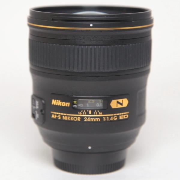 Used Nikon AF-S Nikkor 24mm f/1.4G ED Wide Angle Prime Lens