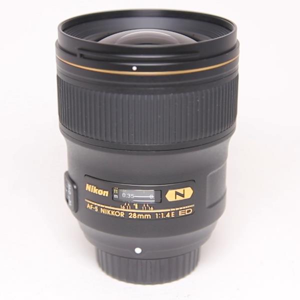Used Nikon AF-S Nikkor 28mm f/1.4E ED Wide Angle Prime Lens