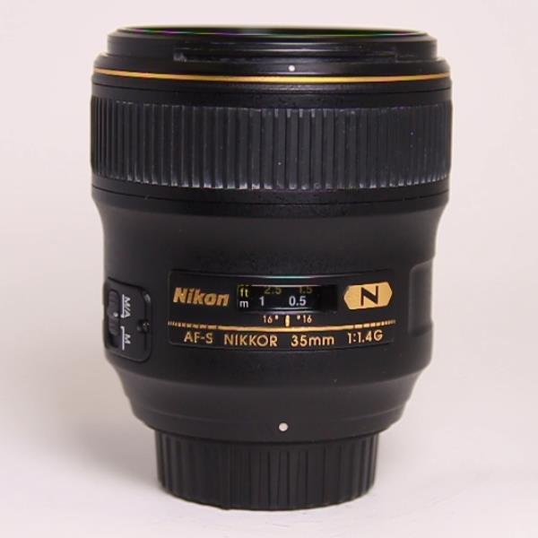 Used Nikon AF-S Nikkor 35mm f/1.4G Standard Prime Lens