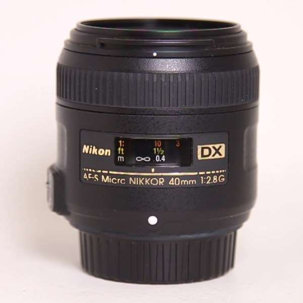 Used Nikon AF-S DX Micro Nikkor 40mm f/2.8G Macro Lens