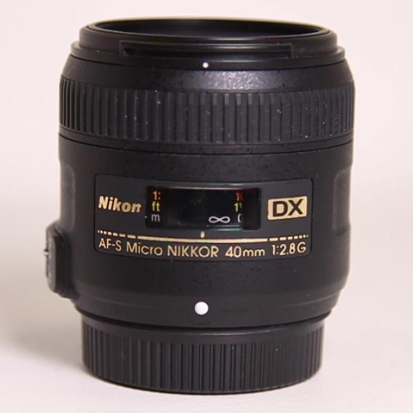 Used Nikon AF-S DX Micro Nikkor 40mm f/2.8G Macro Lens