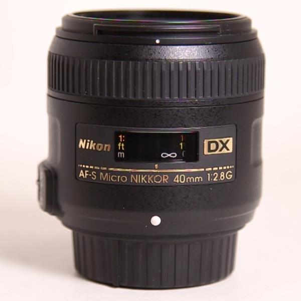 Used Nikon AF-S DX Micro Nikkor 40mm f/2.8G Macro Lens