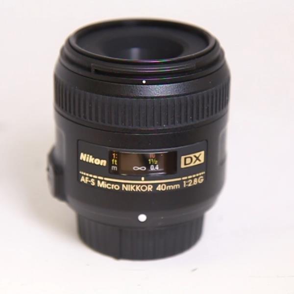 Used Nikon AF-S DX Micro Nikkor 40mm f/2.8G Macro Lens
