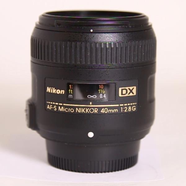 Used Nikon AF-S DX Micro Nikkor 40mm f/2.8G Macro Lens