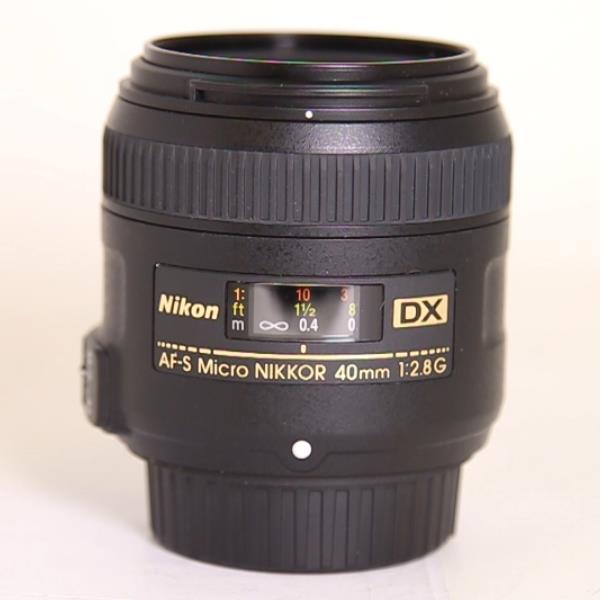 Used Nikon AF-S DX Micro Nikkor 40mm f/2.8G Macro Lens