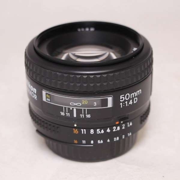 Used Nikon AF Nikkor 50mm f/1.4D Standard Prime Lens