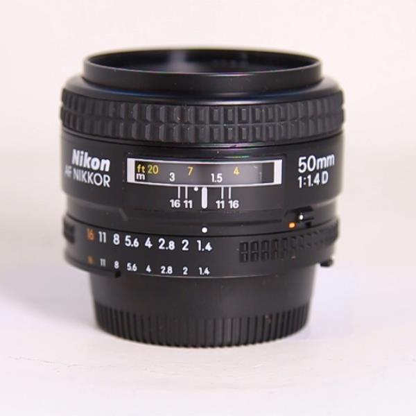 Used Nikon AF Nikkor 50mm f/1.4D Standard Prime Lens