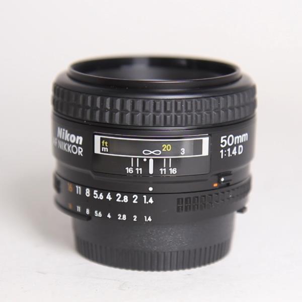Used Nikon AF Nikkor 50mm f/1.4D Standard Prime Lens