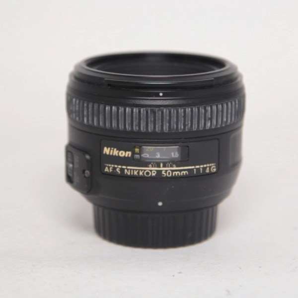 Used Nikon AF-S Nikkor 50mm f/1.4G Standard Prime Lens