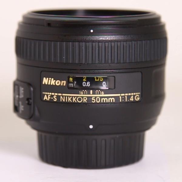Used Nikon AF-S Nikkor 50mm f/1.4G Standard Prime Lens