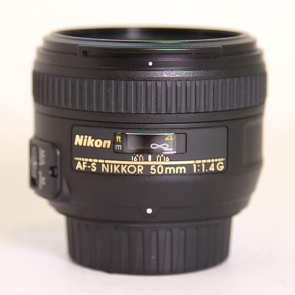 Used Nikon AF-S Nikkor 50mm f/1.4G Standard Prime Lens