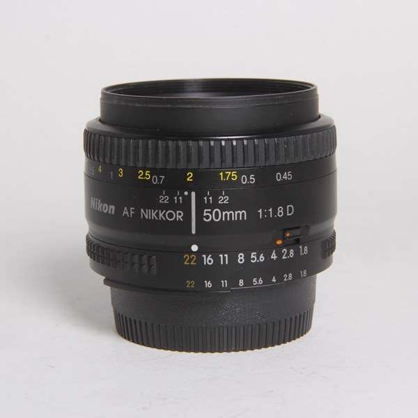 Used Nikon AF Nikkor 50mm f/1.8D Standard Prime Lens