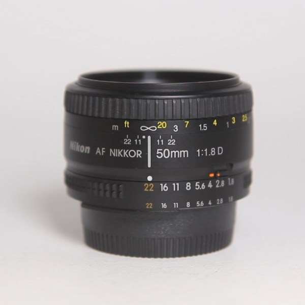 Used Nikon AF Nikkor 50mm f/1.8D Standard Prime Lens