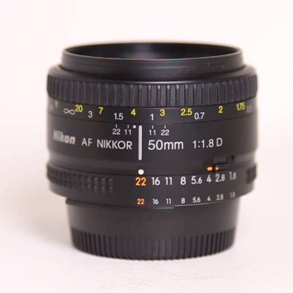 Used Nikon AF Nikkor 50mm f/1.8D Standard Prime Lens