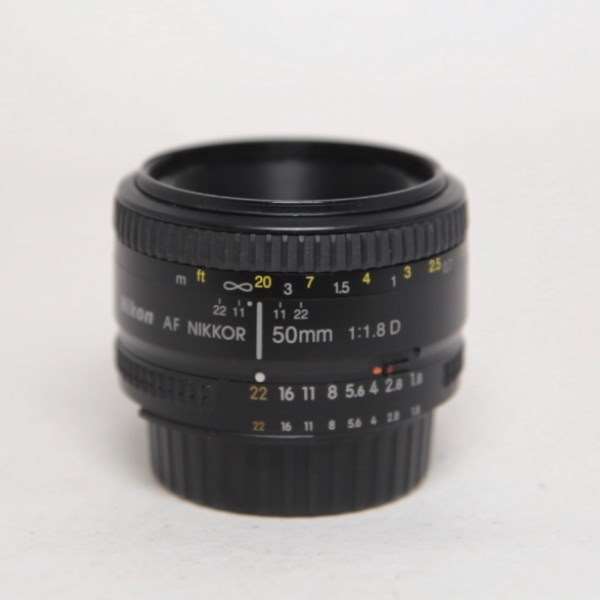 Used Nikon AF Nikkor 50mm f/1.8D Standard Prime Lens