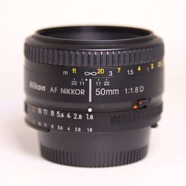 Used Nikon AF Nikkor 50mm f/1.8D Lens