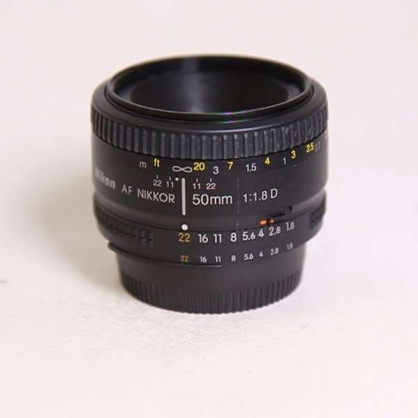 Used Nikon AF Nikkor 50mm f/1.8D Standard Prime Lens