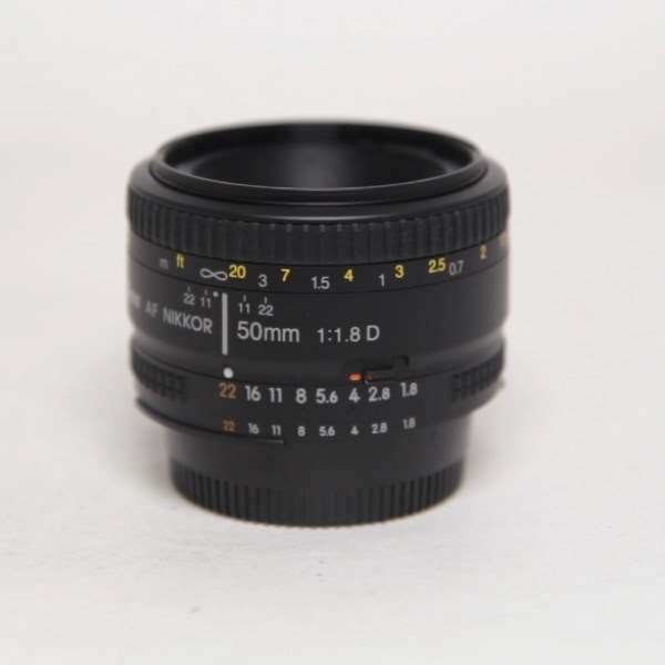 Used Nikon AF Nikkor 50mm f/1.8D Standard Prime Lens