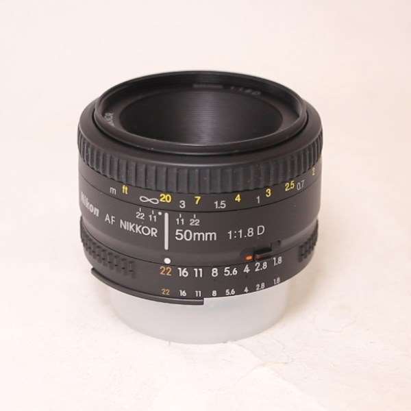 Used Nikon AF Nikkor 50mm f/1.8D Standard Prime Lens