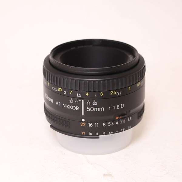 Used Nikon AF Nikkor 50mm f/1.8D Standard Prime Lens