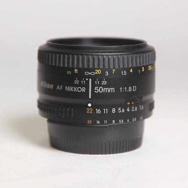 Used Nikon AF Nikkor 50mm f/1.8D Standard Prime Lens