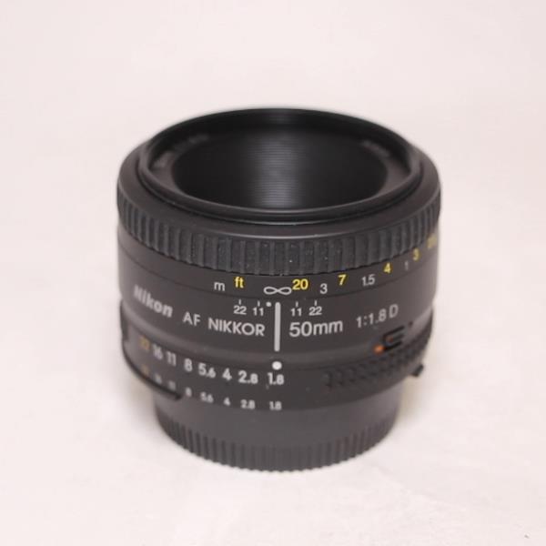 Used Nikon AF Nikkor 50mm f/1.8D Standard Prime Lens