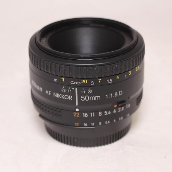 Used Nikon AF Nikkor 50mm f/1.8D Standard Prime Lens