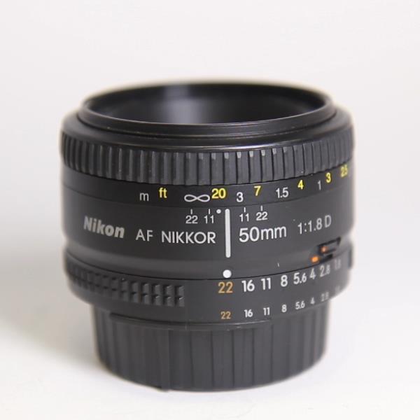 Used Nikon AF Nikkor 50mm f/1.8D Standard Prime Lens
