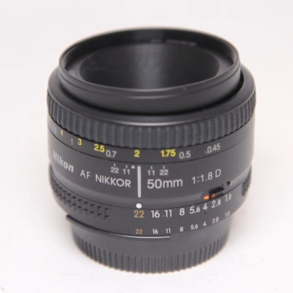 Used Nikon AF Nikkor 50mm f/1.8D Standard Prime Lens