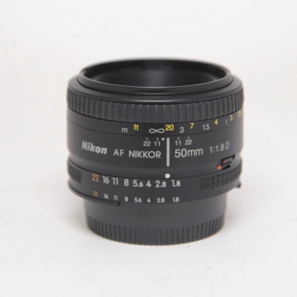 Used Nikon AF Nikkor 50mm f/1.8D Standard Prime Lens