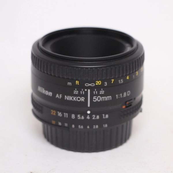 Used Nikon AF Nikkor 50mm f/1.8D Standard Prime Lens