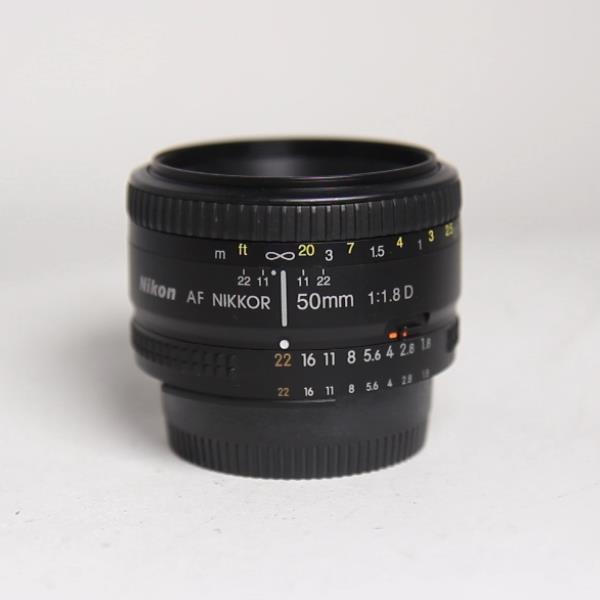Used Nikon AF Nikkor 50mm f/1.8D Standard Prime Lens