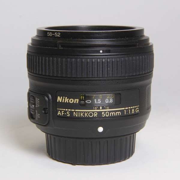 Used Nikon AF-S Nikkor 50mm f/1.8G Standard Prime Lens