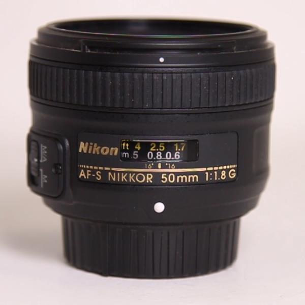 Used Nikon AF-S Nikkor 50mm f/1.8G Standard Prime Lens